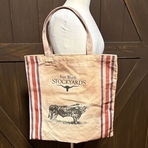 Fort Worth Stockyards…Rustic Tote Bag 18x18